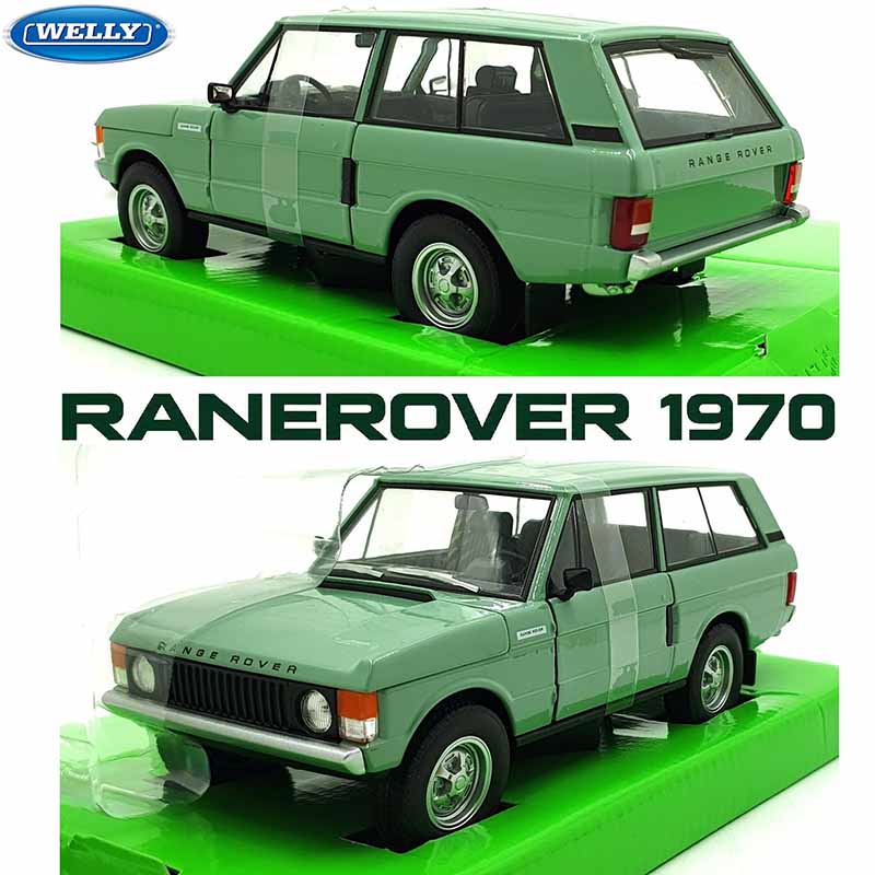 ماکت کلکسیونی ماشین فلزی رنجرور 1970 Welly مقیاس 1:24 | مدل Range Rover 24128W